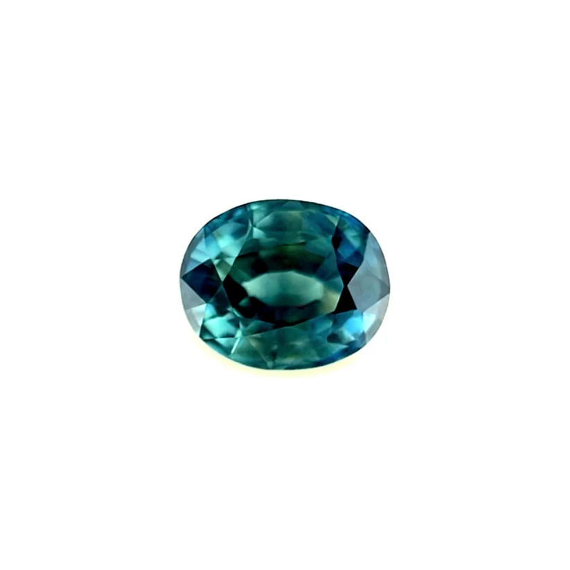 Natural Australian teal sapphire with blue and green colour tones